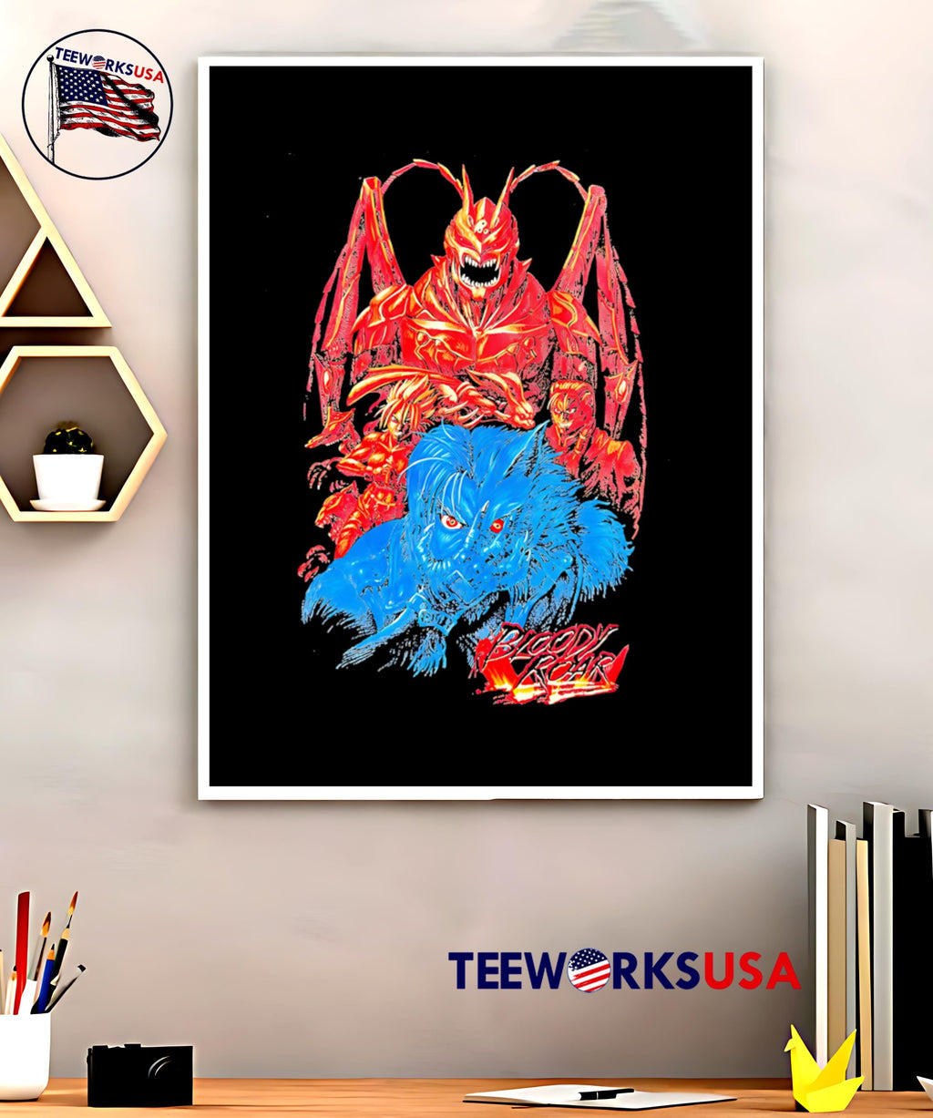 Bloody Roar graphic - Adult & Kids T-Shirts, Sweatshirts & Hoodies apparel design preview 5