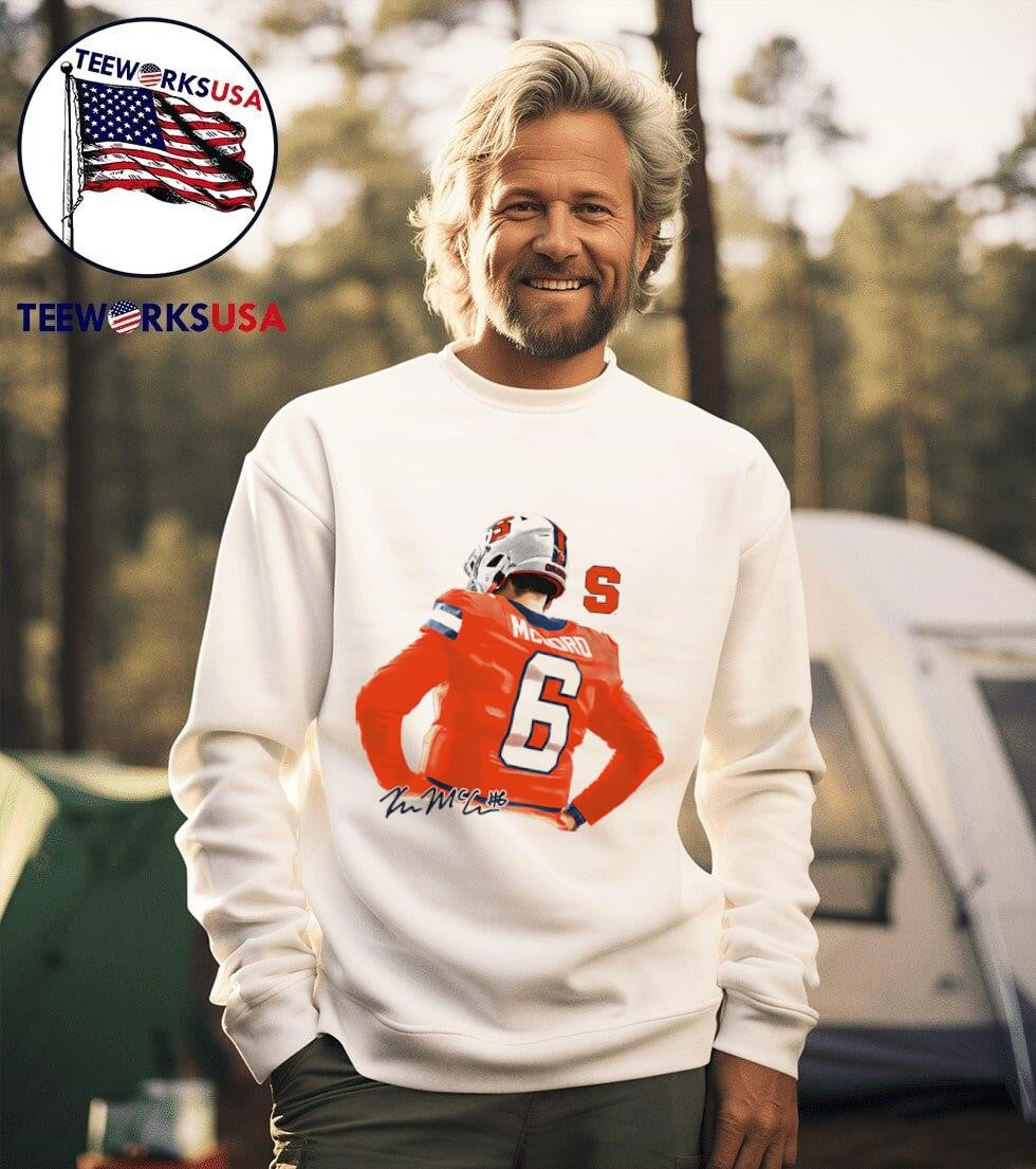 Kyle McCord Syracuse Orange portrait - Adult & Kids T-Shirts, Sweatshirts & Hoodies apparel design preview 3