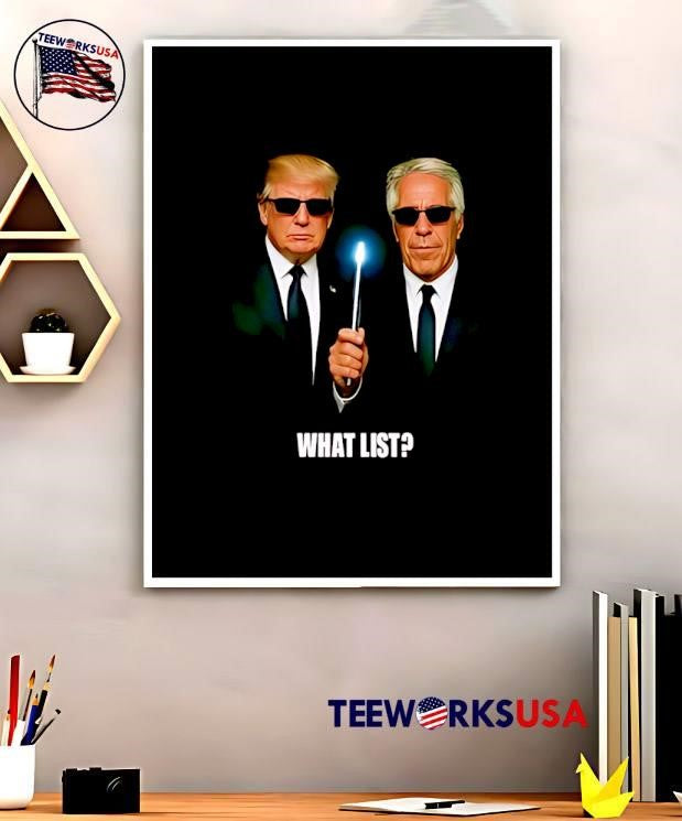 What List Trump And Jeffrey Epstein picture - Adult & Kids T-Shirts, Sweatshirts & Hoodies apparel design preview 5