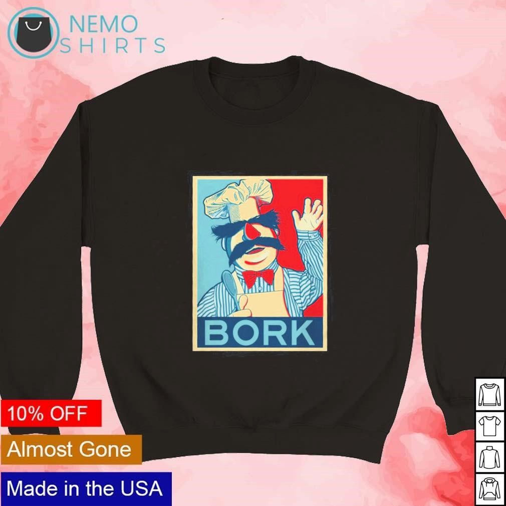 Bork Swedish Chef Shepard Fairey's hope style - Adult & Kids T-Shirts, Sweatshirts & Hoodies apparel design preview 3