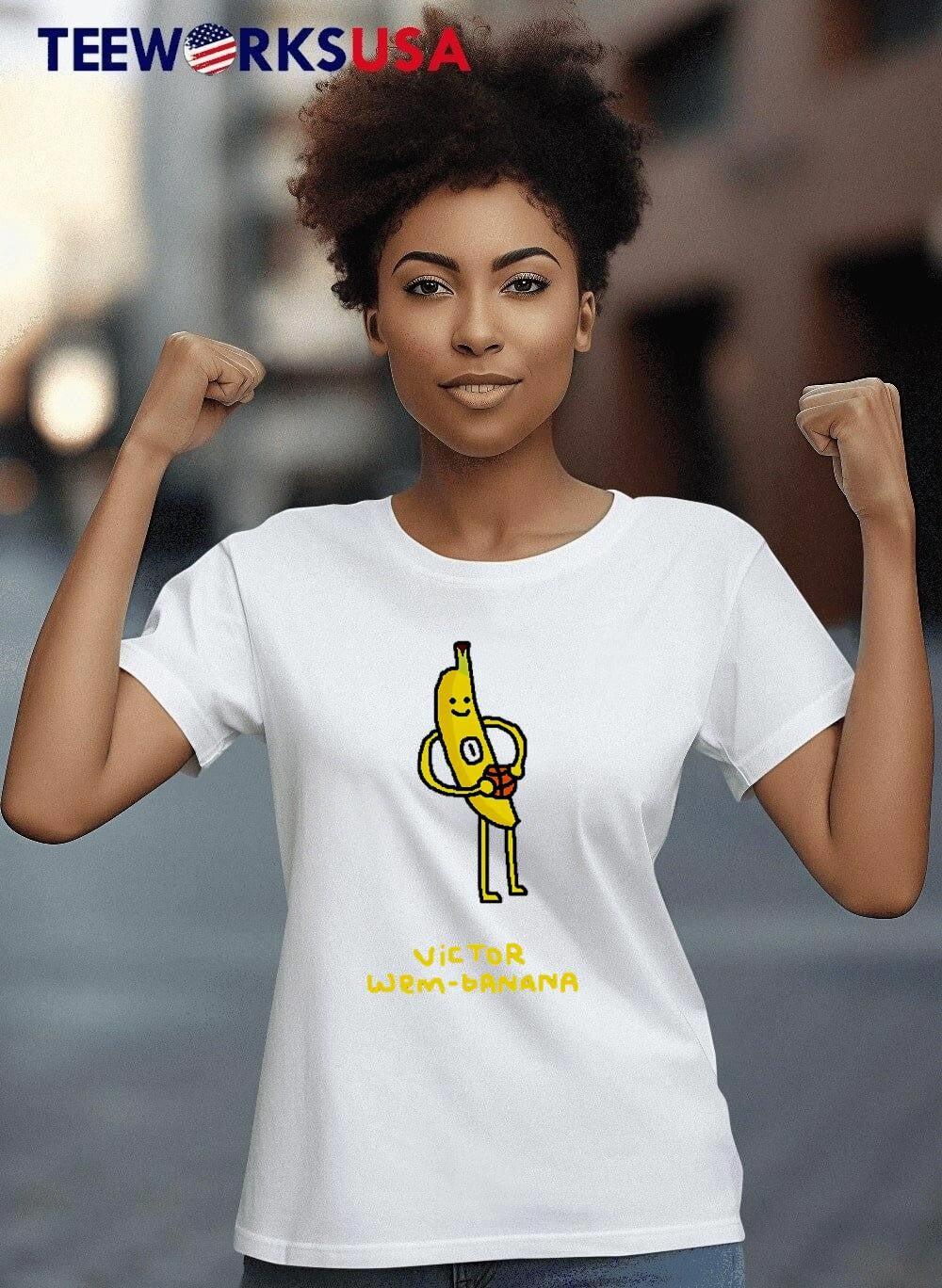 Victor Wem-Banana Spurs Basketball Player Pun - Adult & Kids T-Shirts, Sweatshirts & Hoodies apparel design preview 8