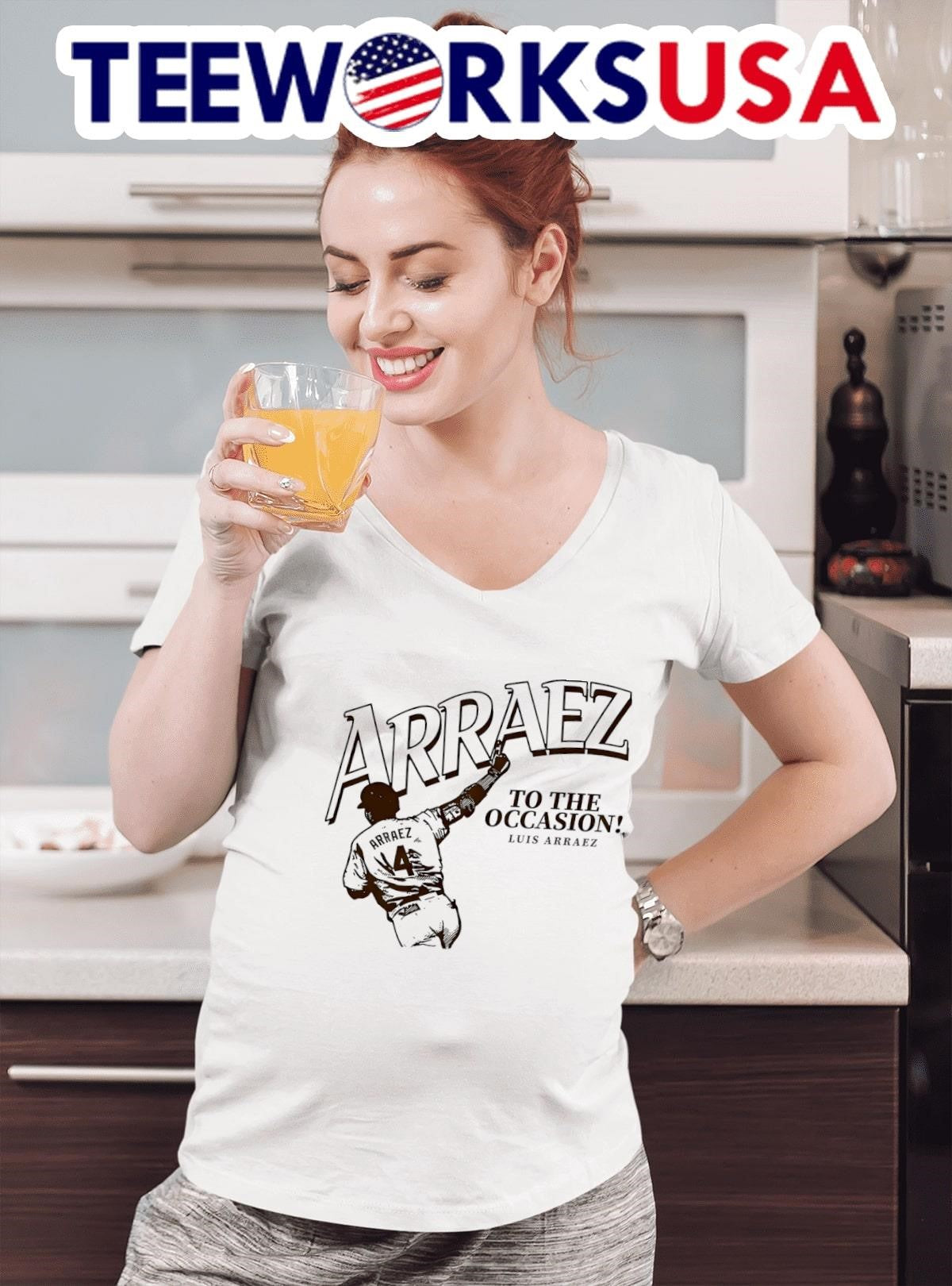 San Diego Padres Luis Arraez 4 to the occasion - Adult & Kids T-Shirts, Sweatshirts & Hoodies apparel design preview 4