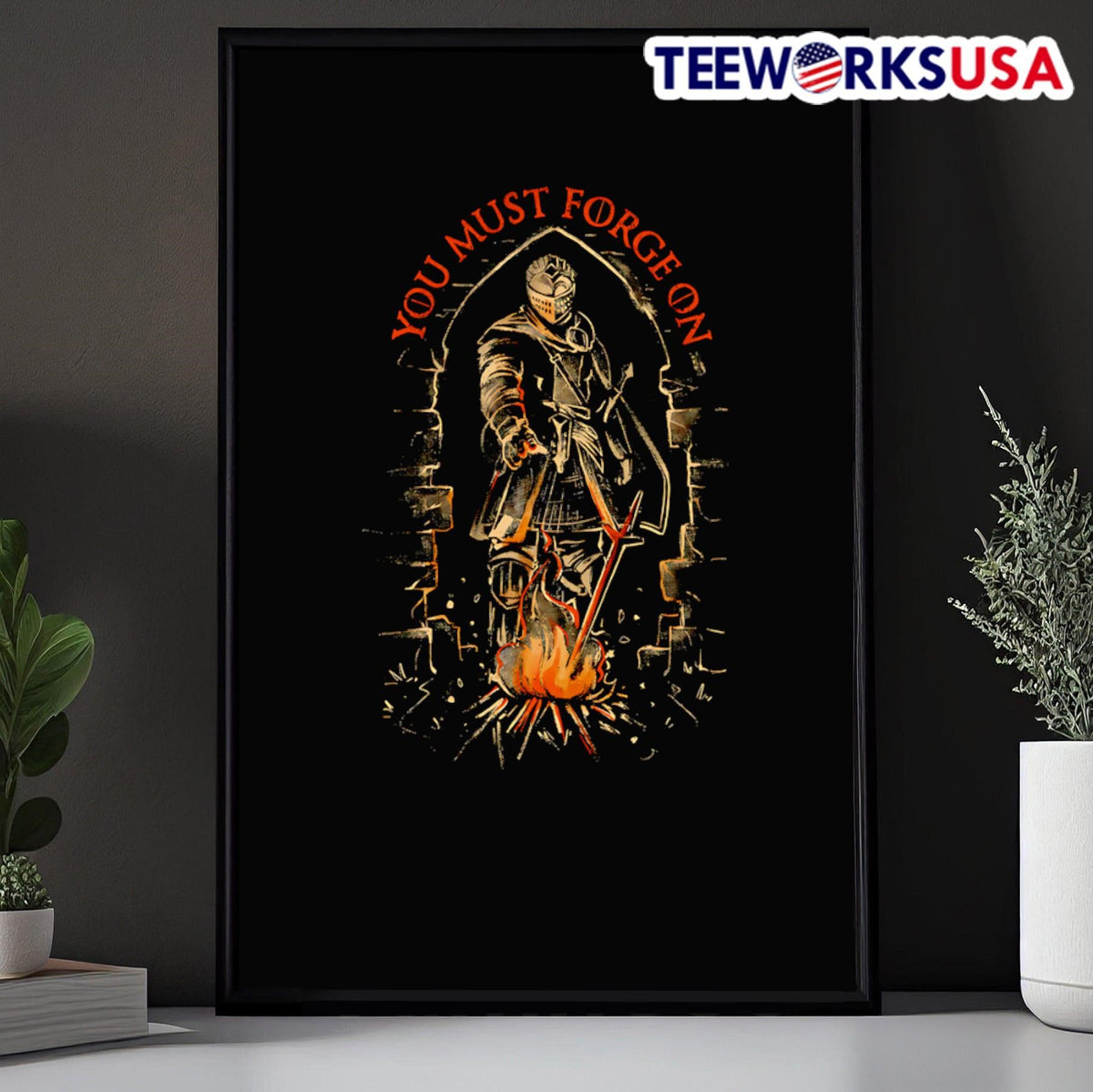 You must forge on - Adult & Kids T-Shirts, Sweatshirts & Hoodies apparel design preview 5
