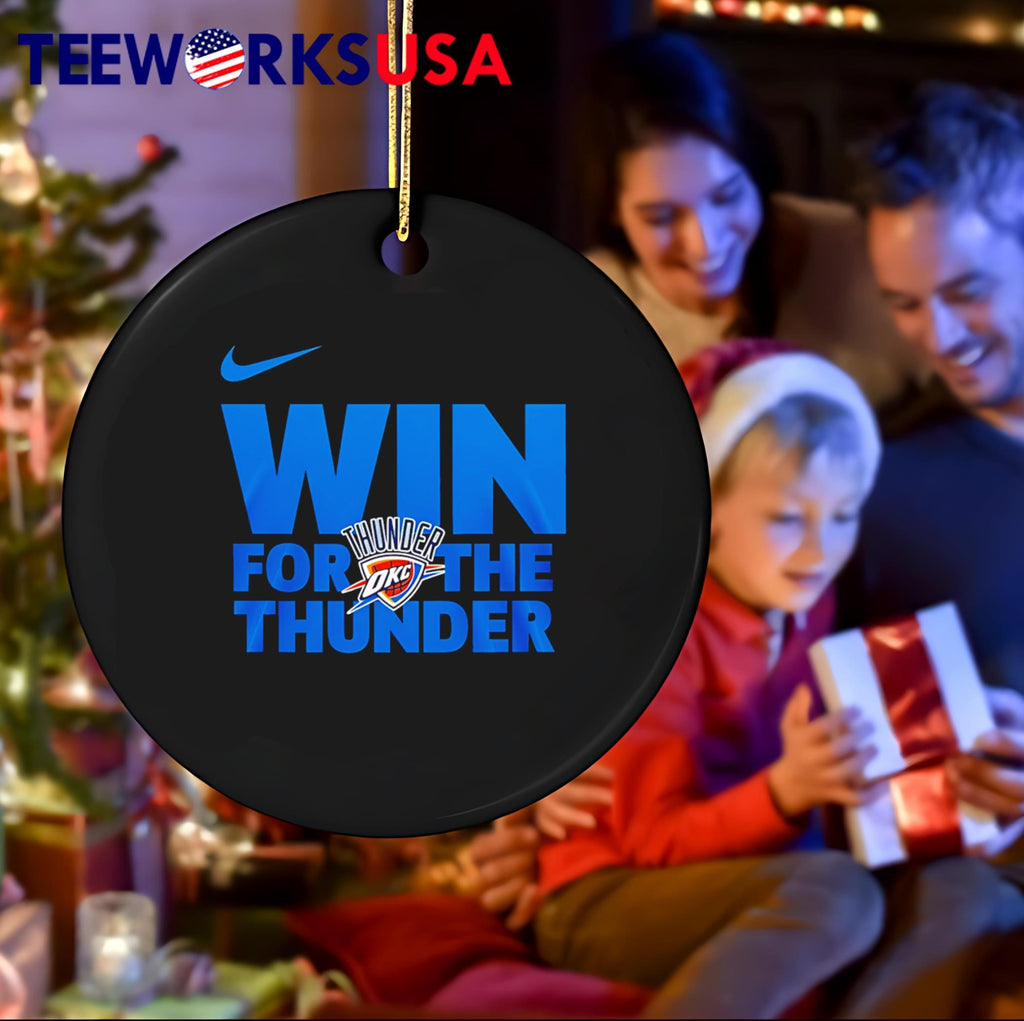 Oklahoma City Thunder Win For The - Adult & Kids T-Shirts, Sweatshirts & Hoodies apparel design preview 4