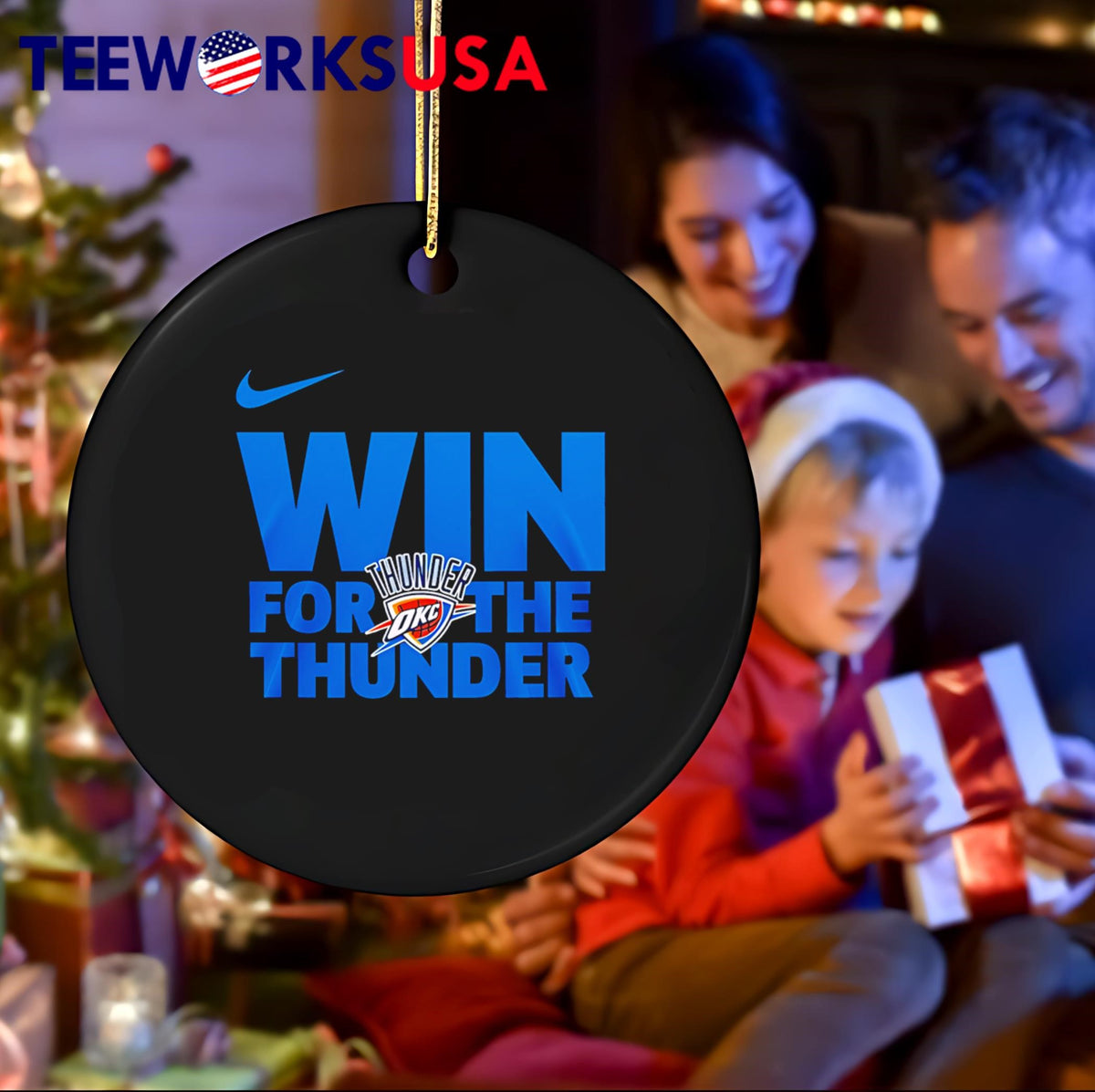 Oklahoma City Thunder Win For The - Adult & Kids T-Shirts, Sweatshirts & Hoodies apparel design preview 4