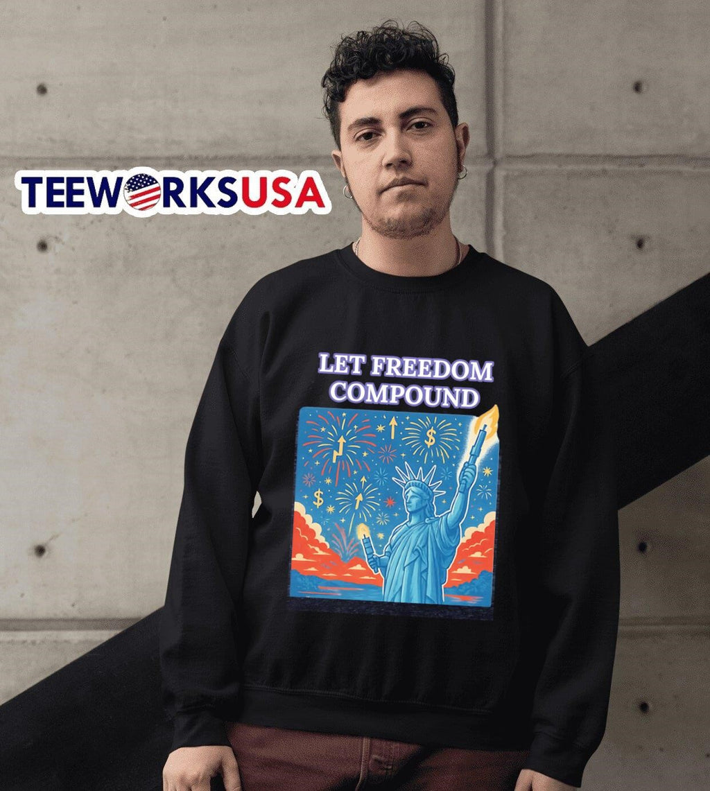 Let Freedom Compound - Adult & Kids T-Shirts, Sweatshirts & Hoodies apparel design preview 6