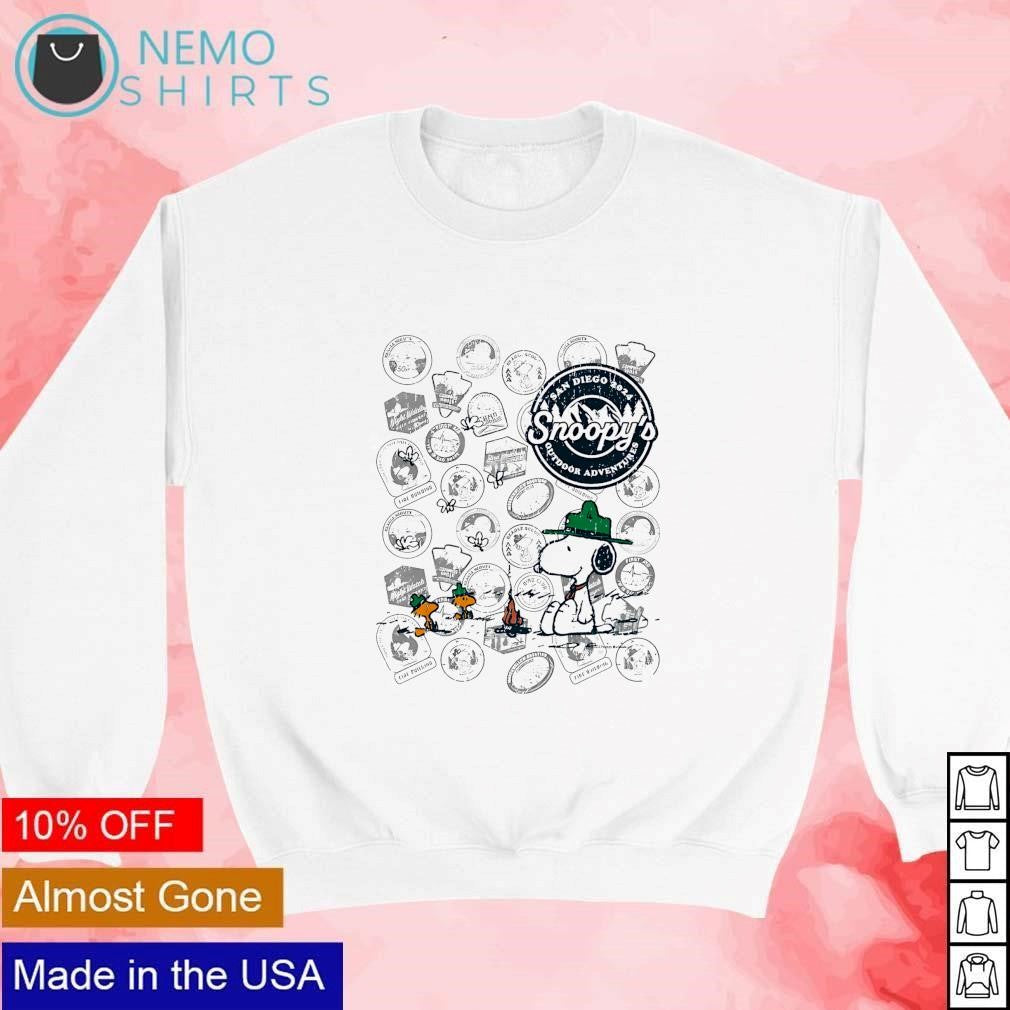 Snoopy's San Diego 2024 outdoor adventures - Adult & Kids T-Shirts, Sweatshirts & Hoodies apparel design preview 4