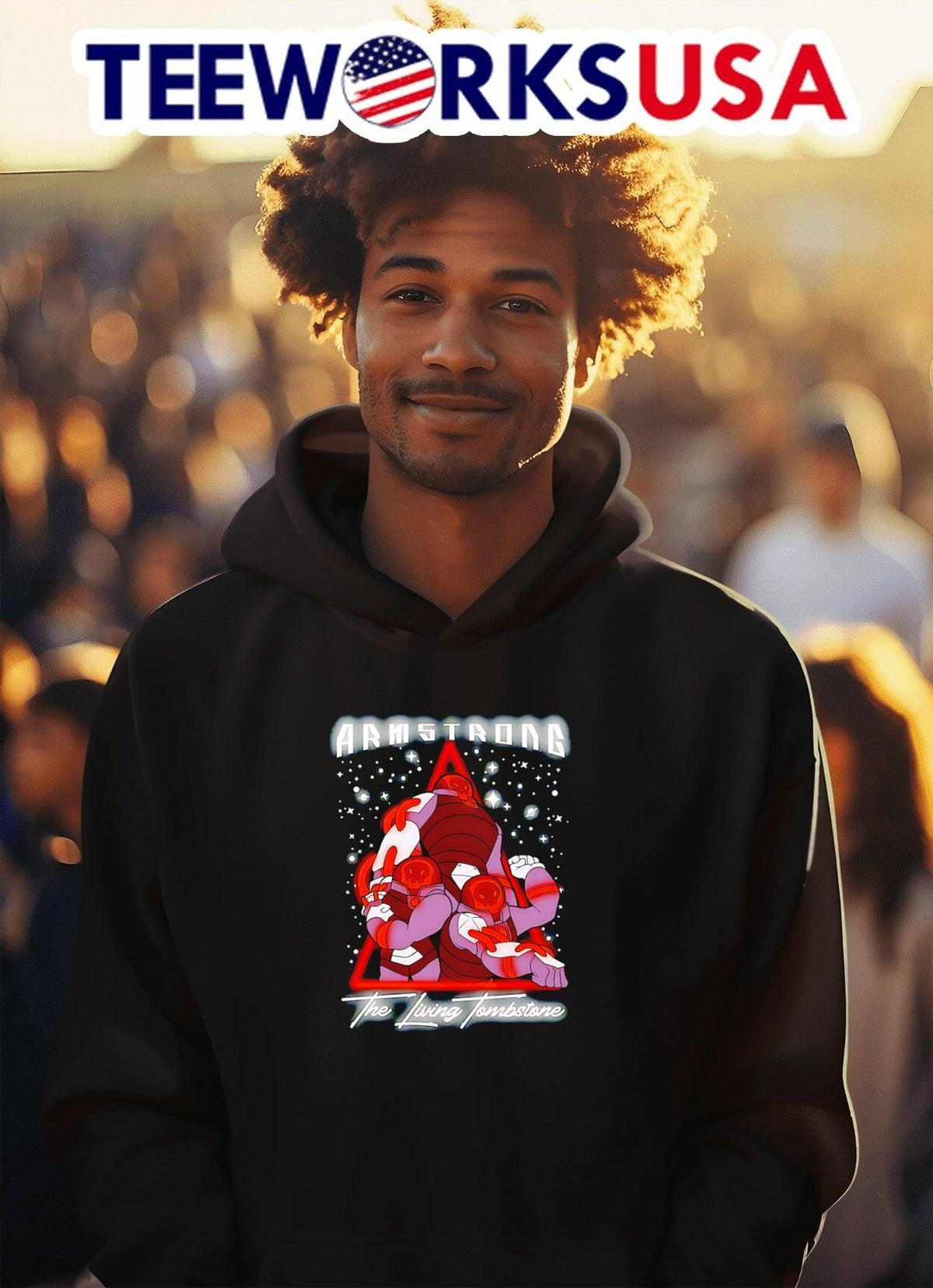 Armstrong the living tomstone - Adult & Kids T-Shirts, Sweatshirts & Hoodies apparel design preview 2