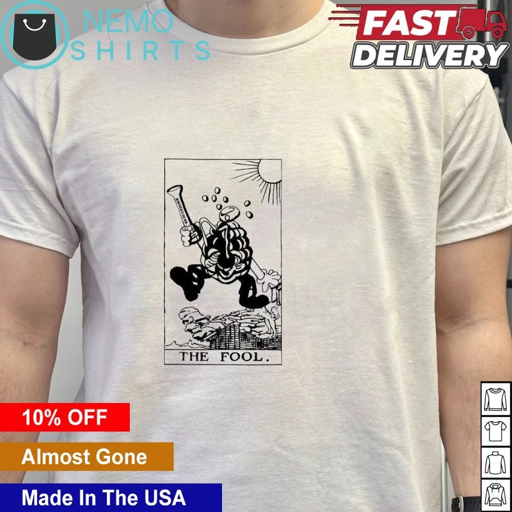 The Fool Hand Grenade Tarot Card Surreal - Adult & Kids T-Shirts, Sweatshirts & Hoodies apparel design preview 6
