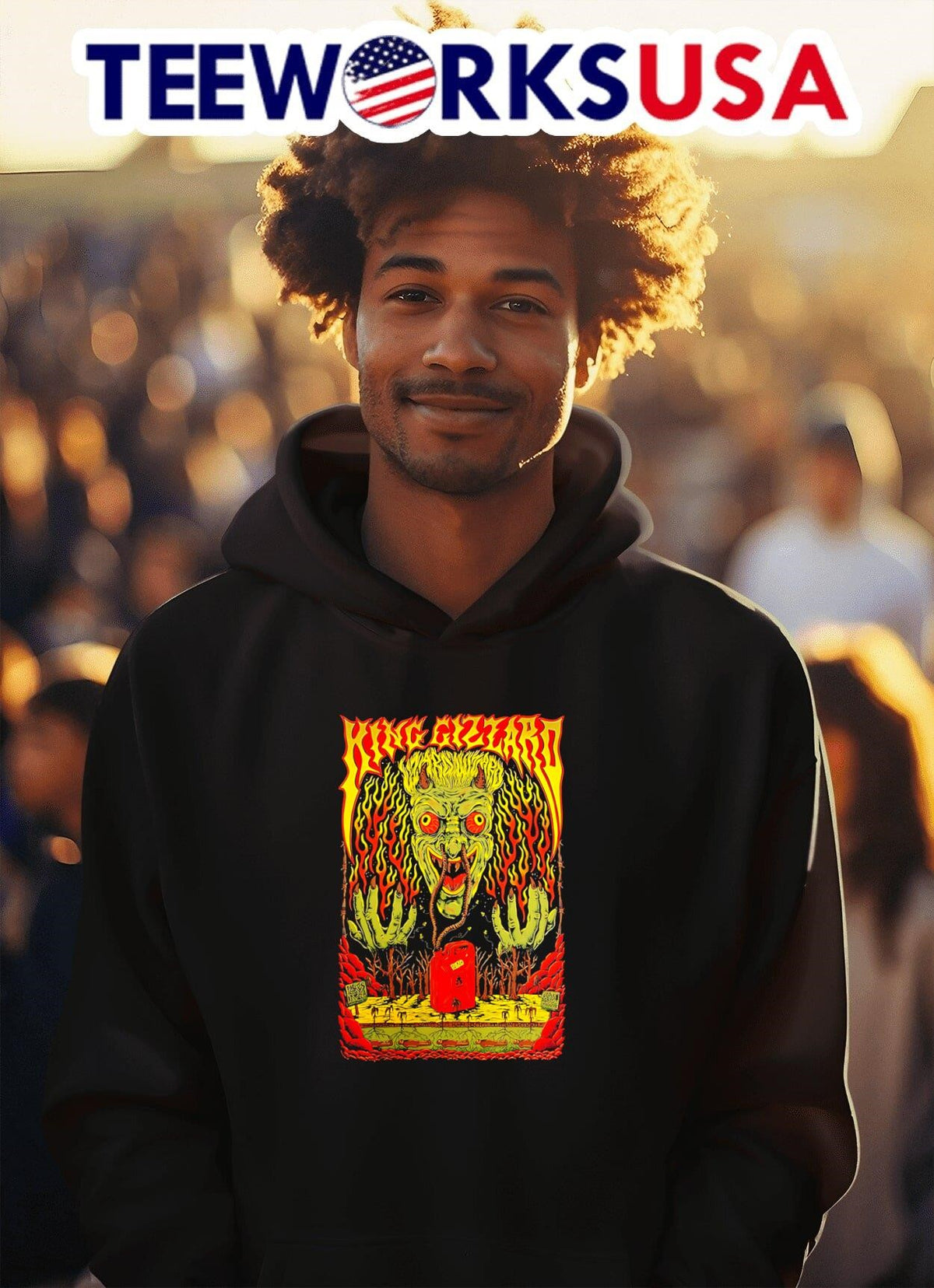 King Gizzard In Paso Robles CA On Nov 3 2024 - Adult & Kids T-Shirts, Sweatshirts & Hoodies apparel design preview 2