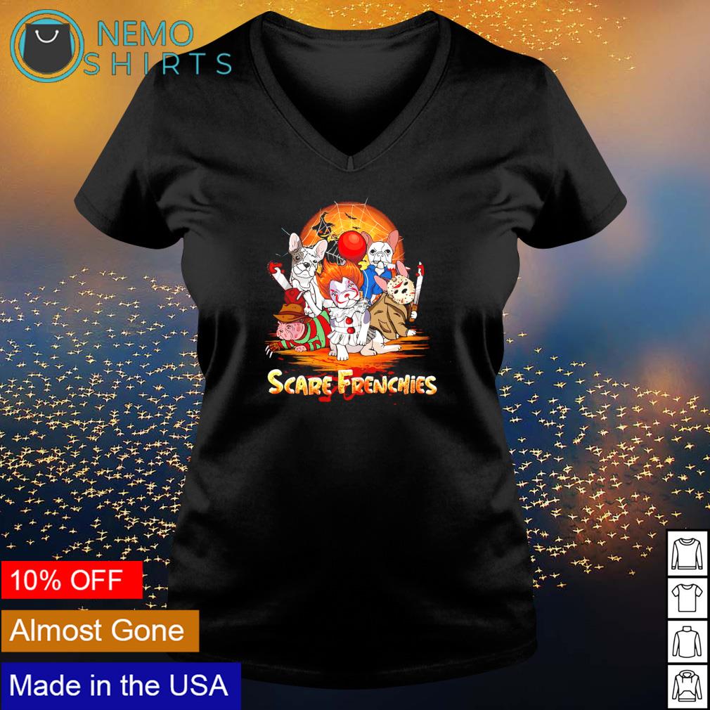 Scare Frenchies mashup horror Halloween - Adult & Kids T-Shirts, Sweatshirts & Hoodies product image 5