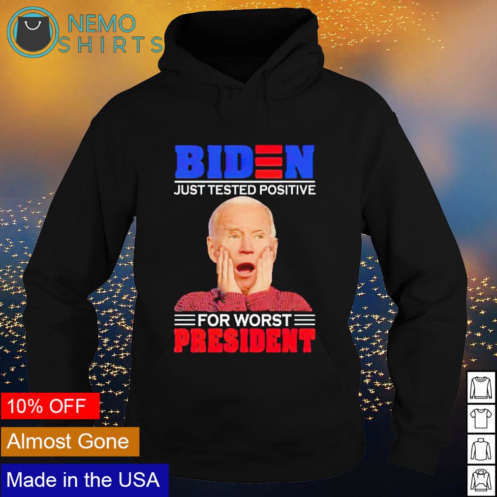 Home Alone Biden just tested positive for worst - Adult & Kids T-Shirts, Sweatshirts & Hoodies apparel design preview 2