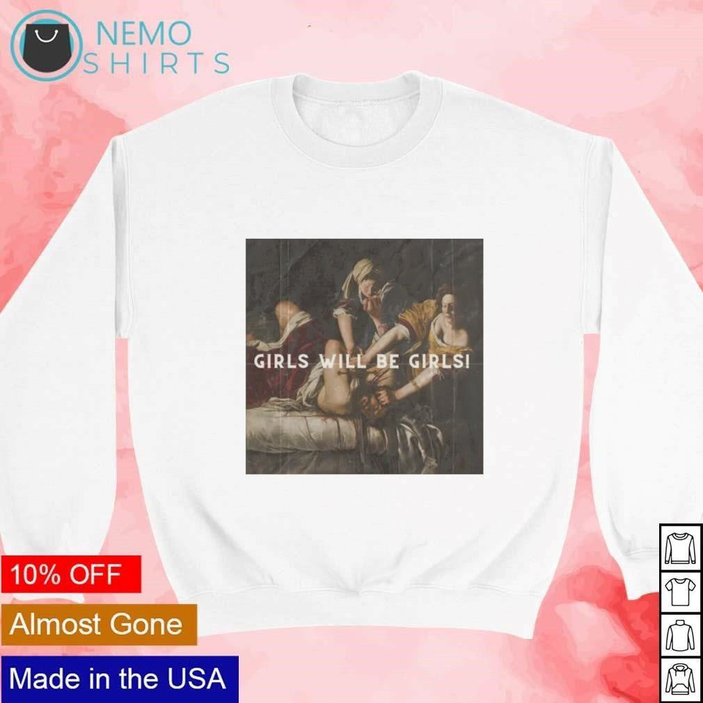 Girls will be Judith Beheading Holofernes - Adult & Kids T-Shirts, Sweatshirts & Hoodies apparel design preview 4