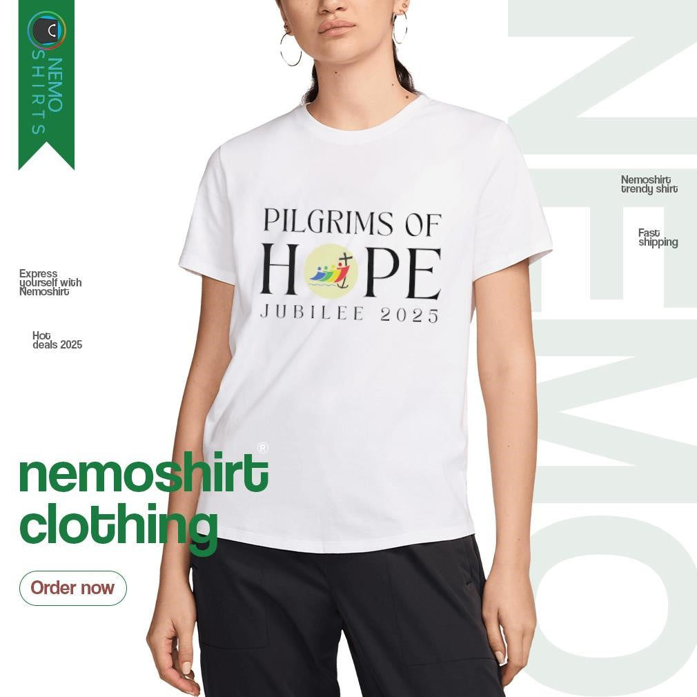 Pilgrims of hope Jubilee 2025 - Adult & Kids T-Shirts, Sweatshirts & Hoodies apparel design preview 3