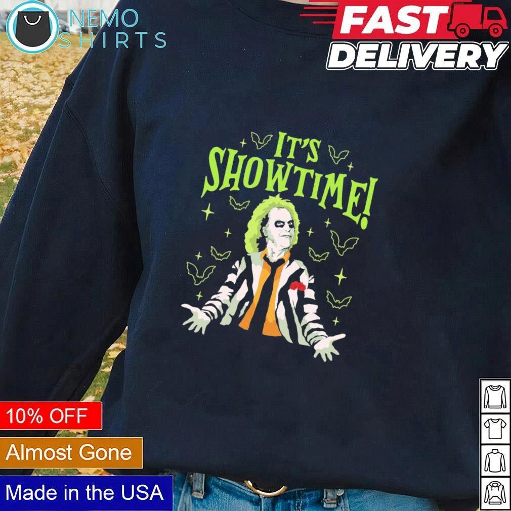 It's showtime Beetlejuice Wannabe Halloween - Adult & Kids T-Shirts, Sweatshirts & Hoodies apparel design preview 1