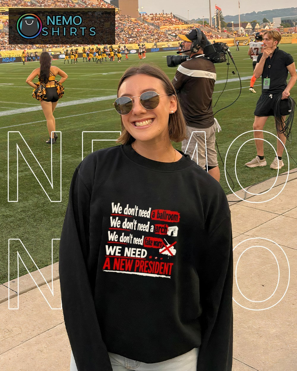 We don't need a ballroom arch fake wars new president - Adult & Kids T-Shirts, Sweatshirts & Hoodies apparel design preview 4