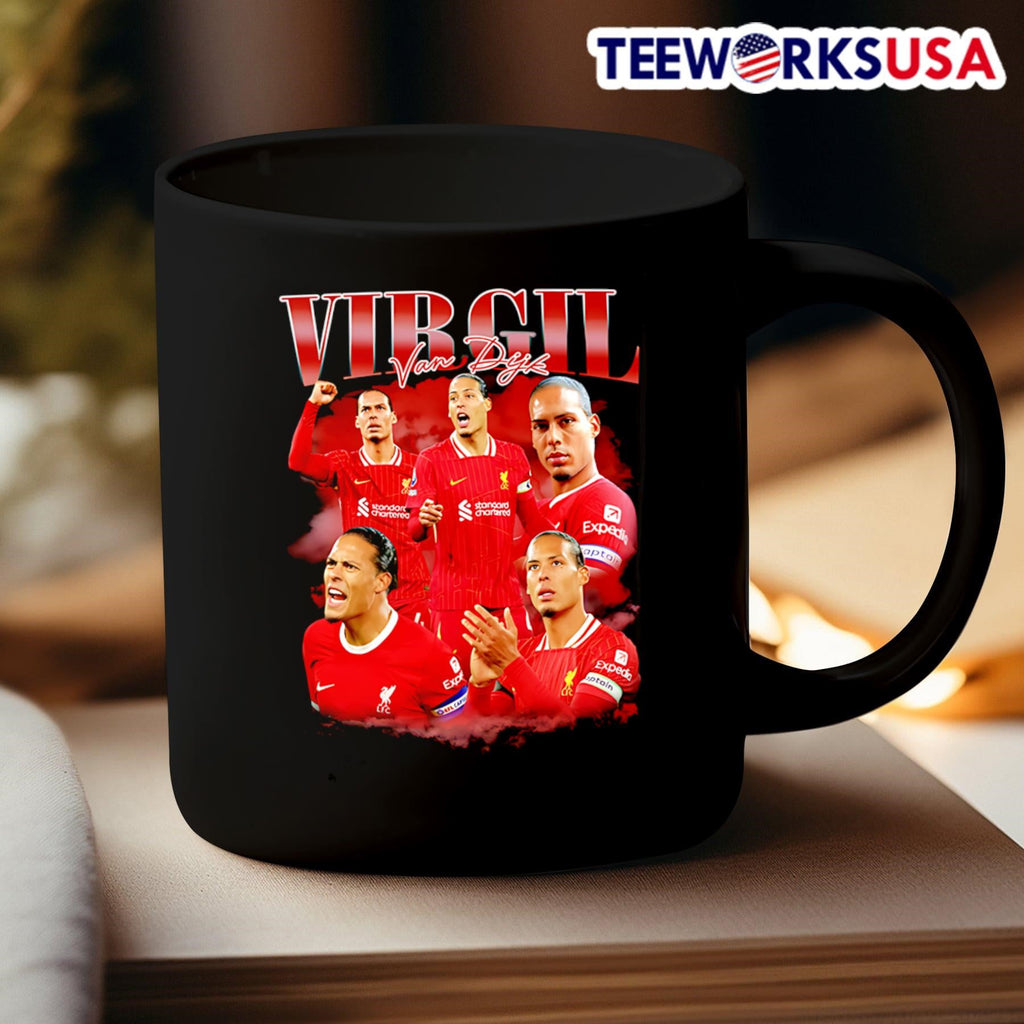Virgil Van Dijk bootleg - Adult & Kids T-Shirts, Sweatshirts & Hoodies apparel design preview 3
