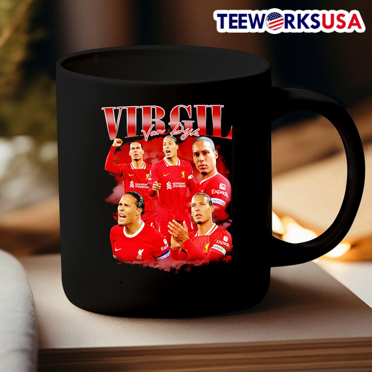 Virgil Van Dijk bootleg - Adult & Kids T-Shirts, Sweatshirts & Hoodies apparel design preview 3