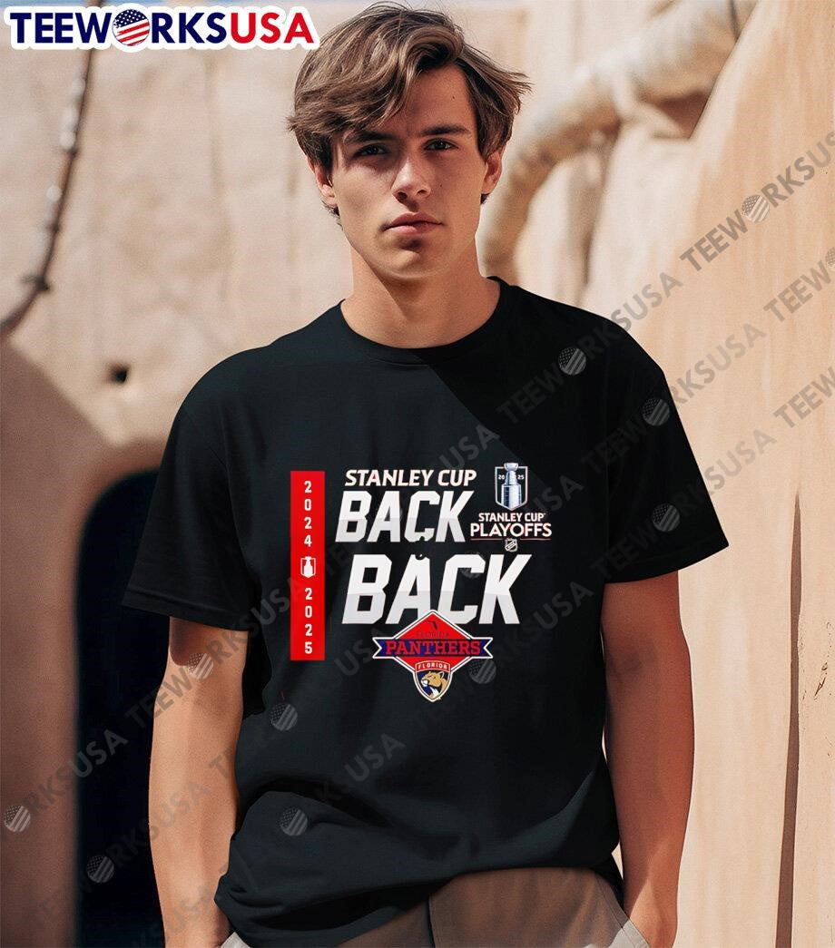 Florida Panthers 2025 Back To National Hockey League - Adult & Kids T-Shirts, Sweatshirts & Hoodies apparel design preview 1