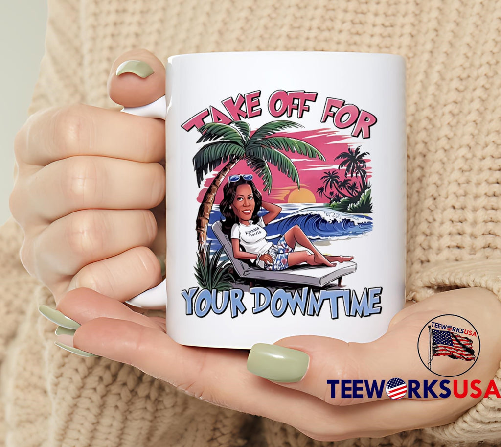 Kamala Harris take off for your downtime - Adult & Kids T-Shirts, Sweatshirts & Hoodies apparel design preview 6