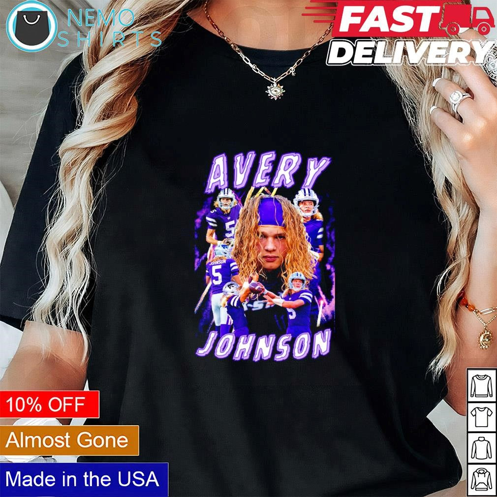 Avery Johnson Wildcats football graphic - Adult & Kids T-Shirts, Sweatshirts & Hoodies apparel design preview 3