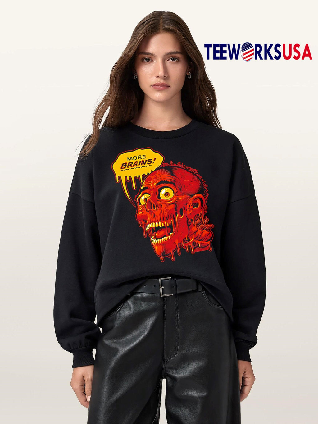 More Brains Return Of The Living Dead Baseball - Adult & Kids T-Shirts, Sweatshirts & Hoodies apparel design preview 5