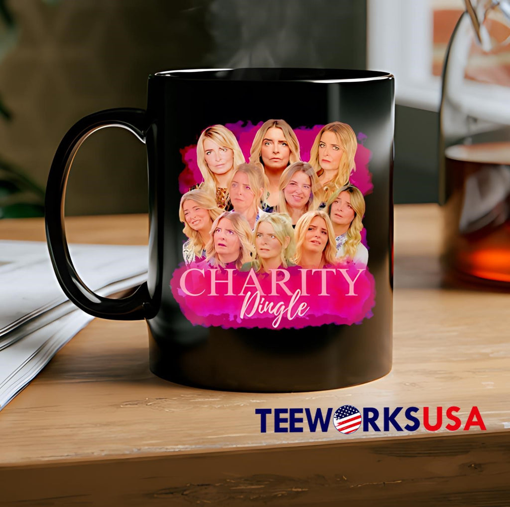 Charity Dingle Fan Collage Pink Themed Graphic - Adult & Kids T-Shirts, Sweatshirts & Hoodies apparel design preview 2