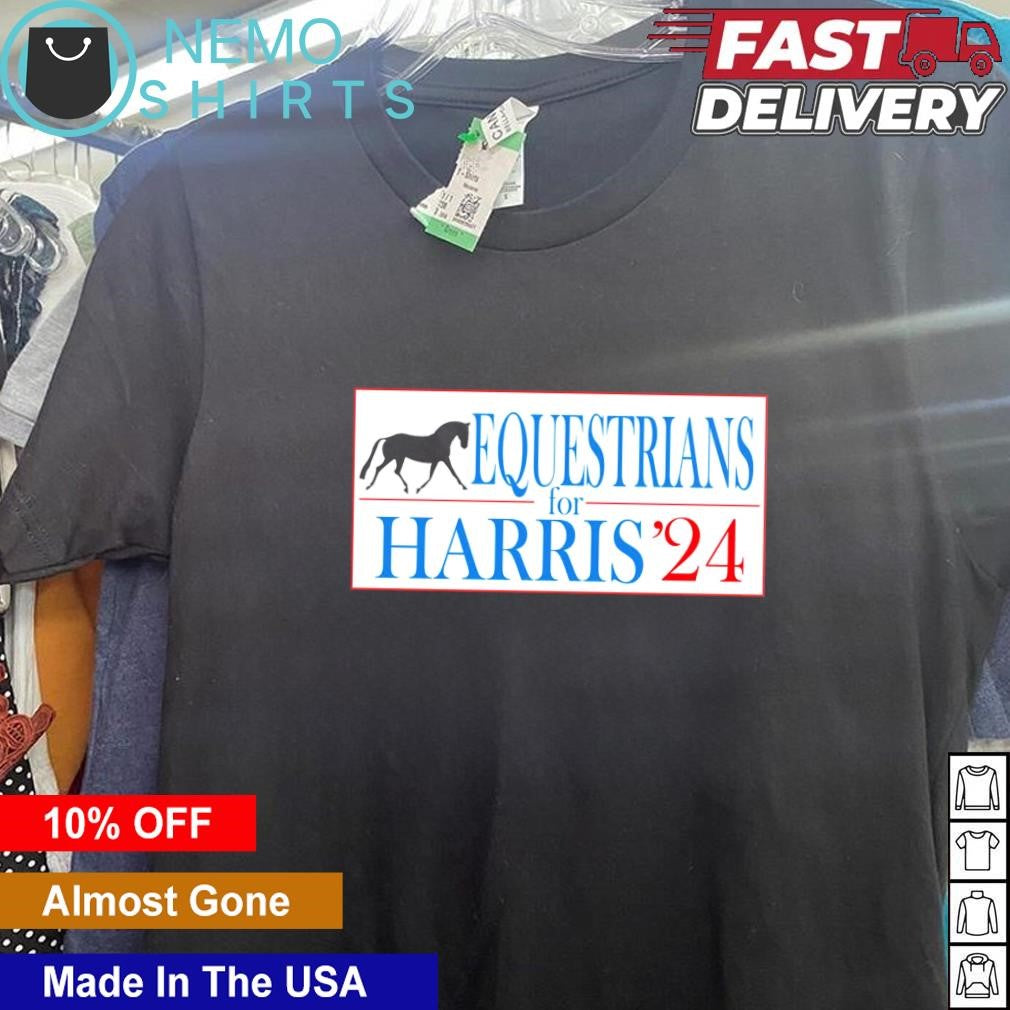 Equestrians for Kamala Harris 24 - Adult & Kids T-Shirts, Sweatshirts & Hoodies apparel design preview 5