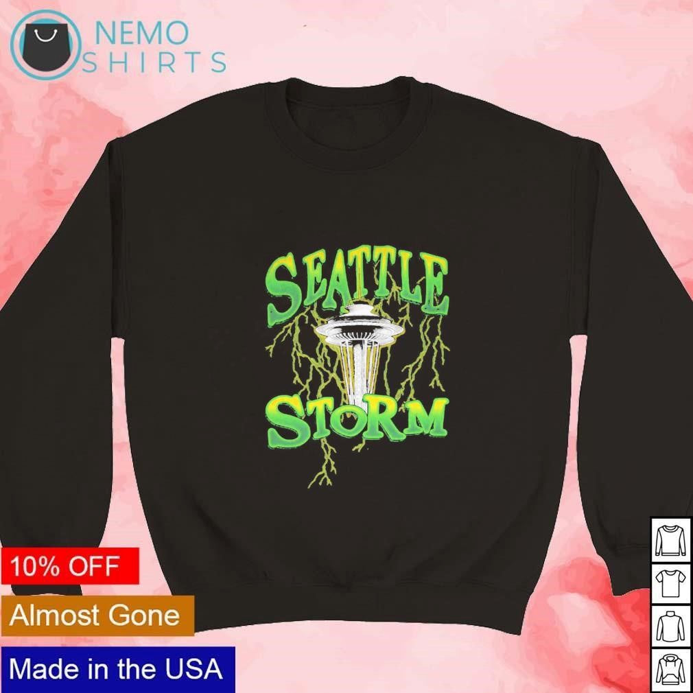 Seattle Storm storming - Adult & Kids T-Shirts, Sweatshirts & Hoodies apparel design preview 4