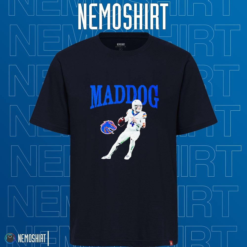 Maddog Maddux Madsen Boise State Broncos player - Adult & Kids T-Shirts, Sweatshirts & Hoodies apparel design preview 1