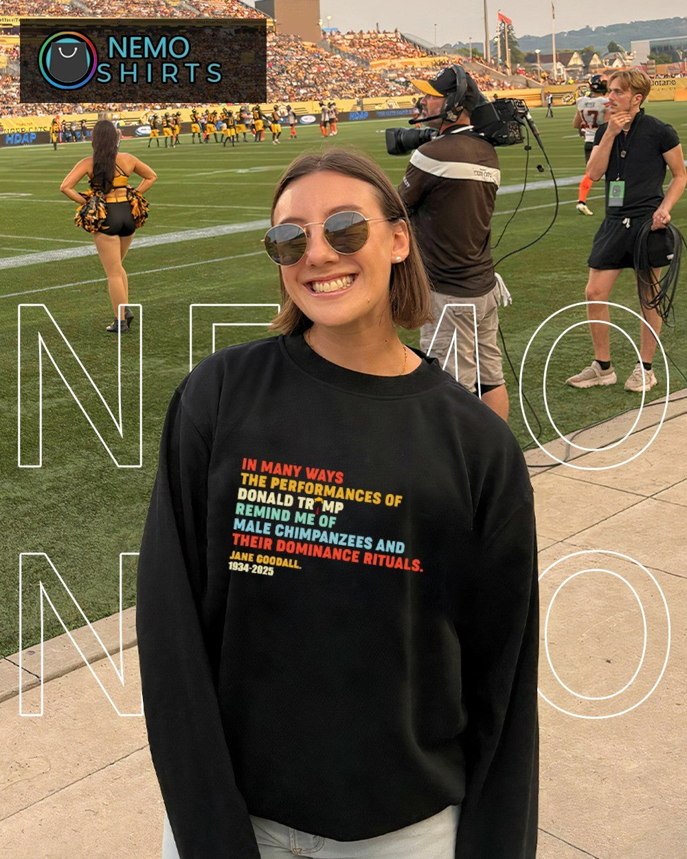 In many ways the performances of Donald Trump remind - Adult & Kids T-Shirts, Sweatshirts & Hoodies apparel design preview 6