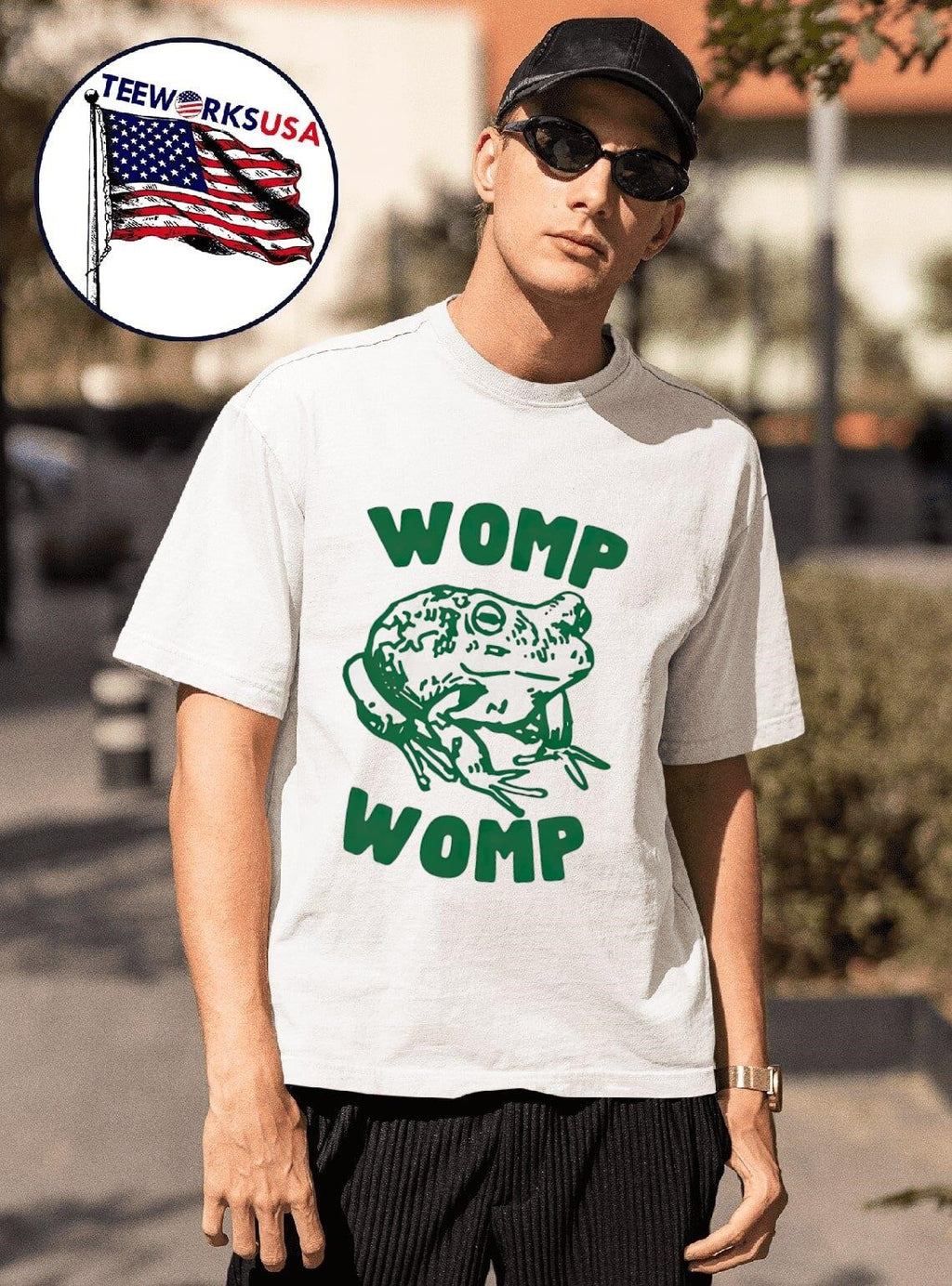 Womp frog funny - Adult & Kids T-Shirts, Sweatshirts & Hoodies apparel design preview 1