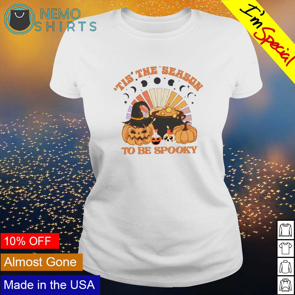 Halloween tis the season to be spooky - Adult & Kids T-Shirts, Sweatshirts & Hoodies apparel design preview 3
