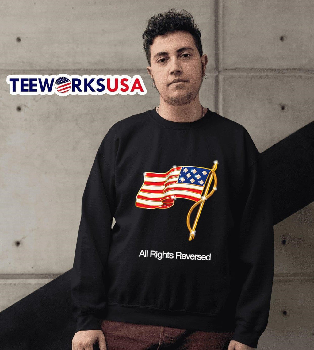 All rights reversed American flag - Adult & Kids T-Shirts, Sweatshirts & Hoodies apparel design preview 6