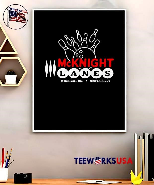 McKnight Lanes bowling - Adult & Kids T-Shirts, Sweatshirts & Hoodies apparel design preview 5