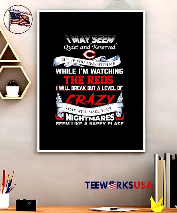 I may seem quiet and reserved But if you mess with me - Adult & Kids T-Shirts, Sweatshirts & Hoodies apparel design preview 5