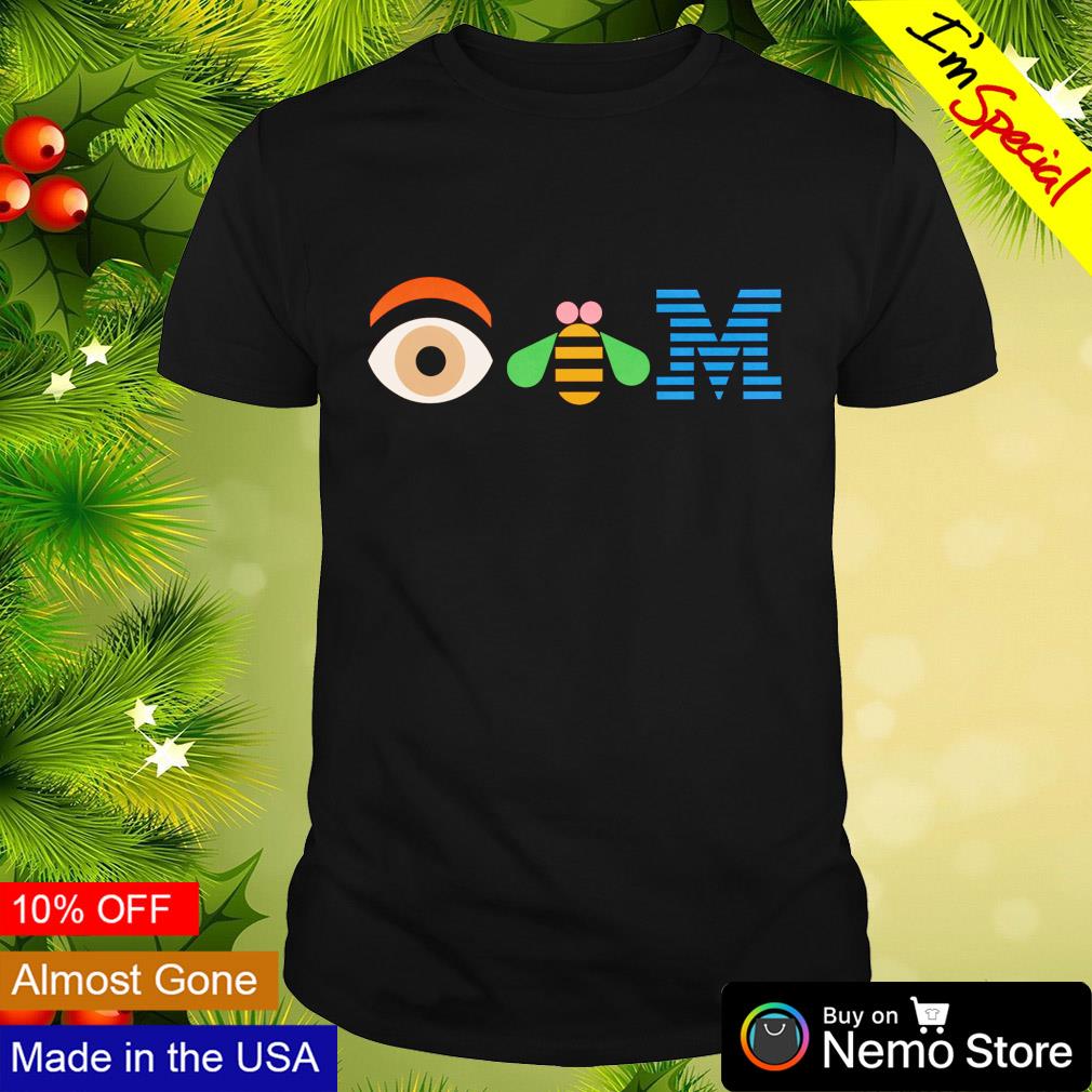 Eye Bee M logo - Adult & Kids T-Shirts, Sweatshirts & Hoodies apparel design preview 1