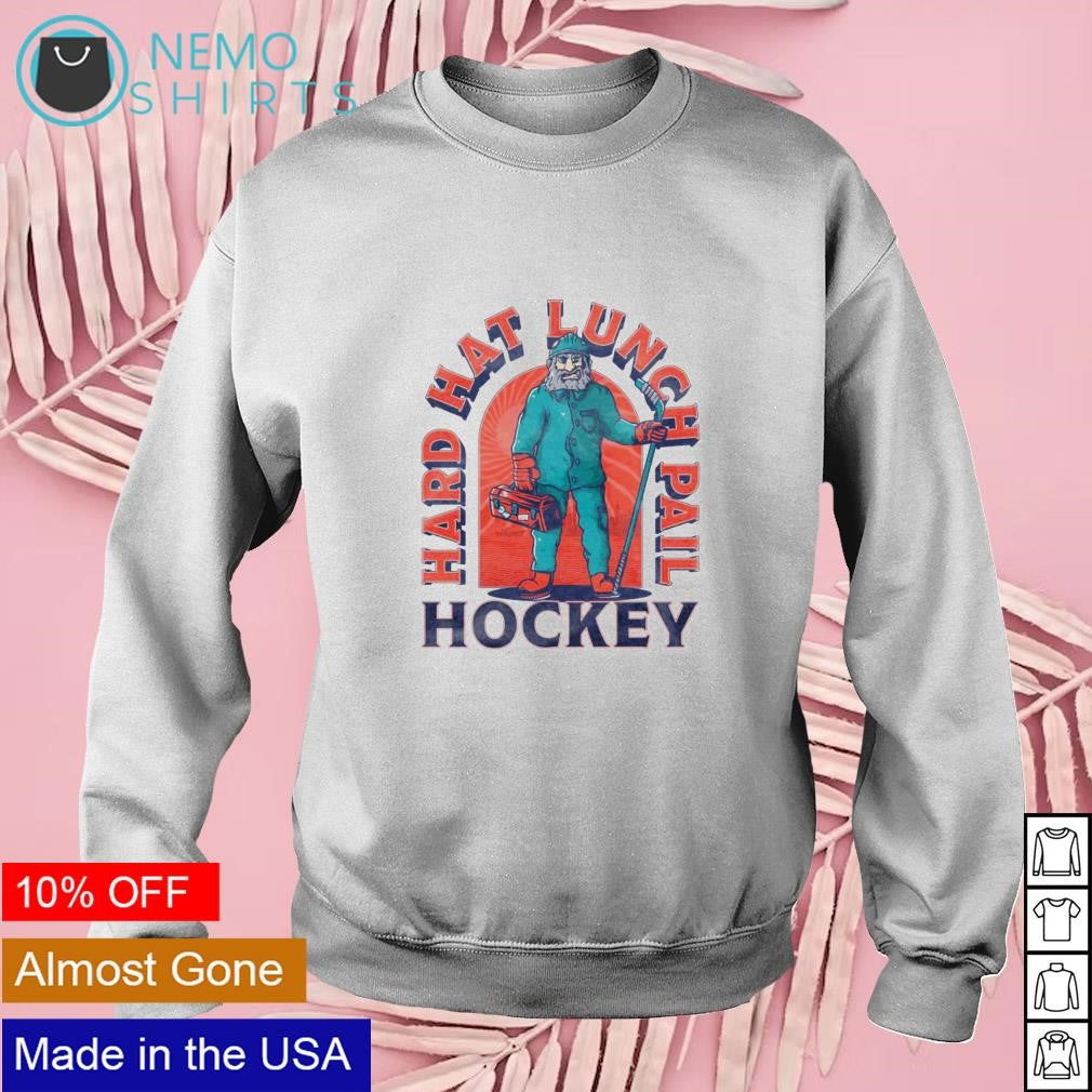 Hard hat lunch pail hockey Islanders Fisherman - Adult & Kids T-Shirts, Sweatshirts & Hoodies apparel design preview 3