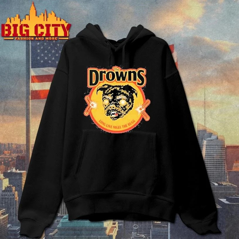 The Drowns Nigel Black - Adult & Kids T-Shirts, Sweatshirts & Hoodies apparel design preview 2