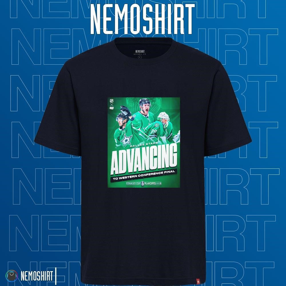 Dallas Stars advancing to western conference final - Adult & Kids T-Shirts, Sweatshirts & Hoodies apparel design preview 1