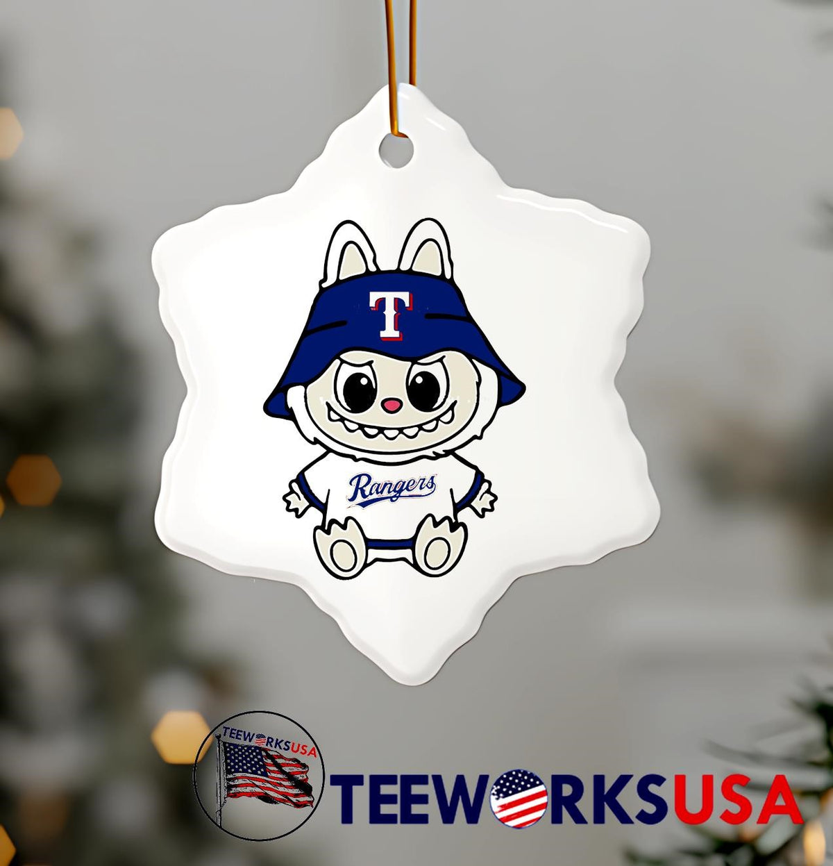 Labubu Texas Rangers - Adult & Kids T-Shirts, Sweatshirts & Hoodies apparel design preview 7