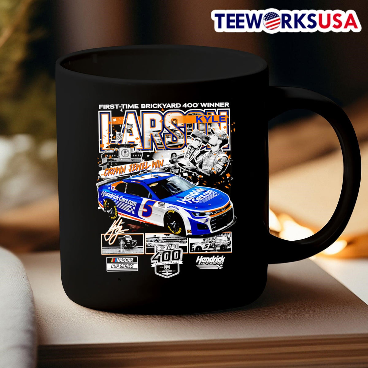 2024 Brickyard 400 30th Anniversary Race Winner Kyle - Adult & Kids T-Shirts, Sweatshirts & Hoodies apparel design preview 3