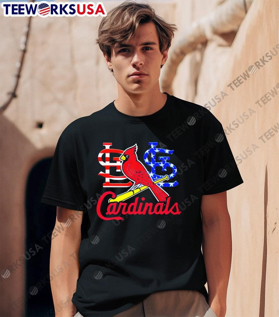 St. louis cardinals 4th of july 2024 - Adult & Kids T-Shirts, Sweatshirts & Hoodies apparel design preview 1