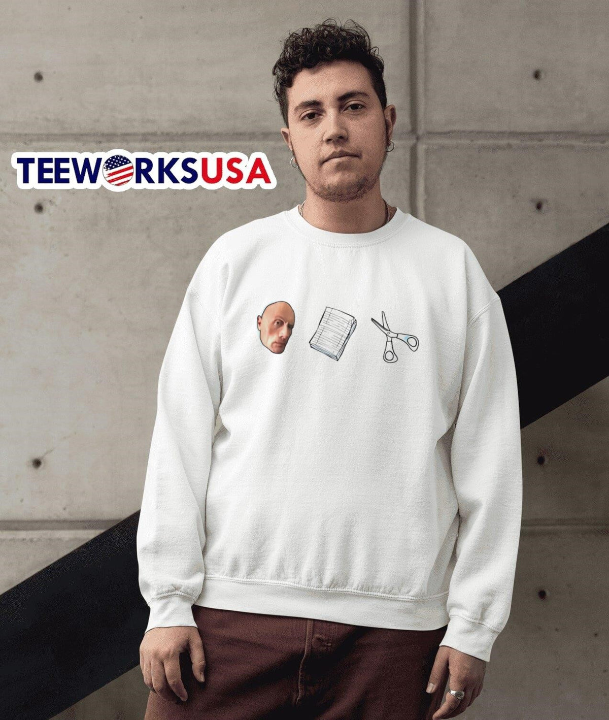 The Rock Paper Scissors - Adult & Kids T-Shirts, Sweatshirts & Hoodies apparel design preview 5