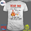 Dear Dad Of All The Balls In World Name Here I'm Glad - Adult & Kids T-Shirts, Sweatshirts & Hoodies apparel design preview 1