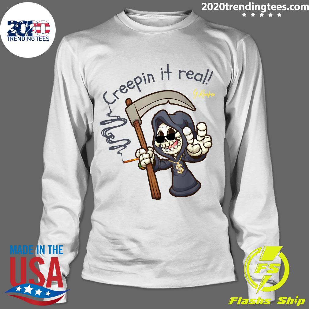 Death Creepin It Real - Adult & Kids T-Shirts, Sweatshirts & Hoodies apparel design preview 4