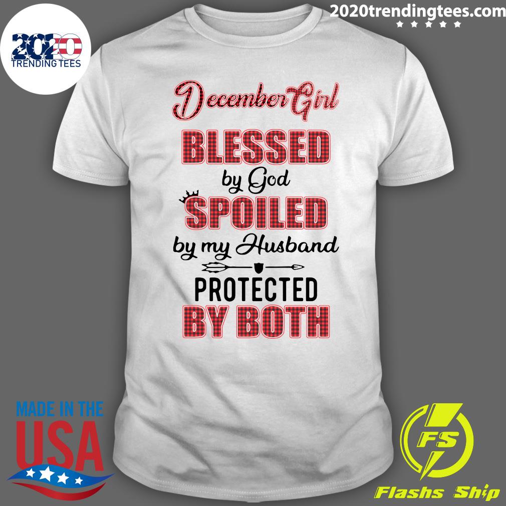 December Girl Blessed By God Spoiled My Husband - Adult & Kids T-Shirts, Sweatshirts & Hoodies apparel design preview 1