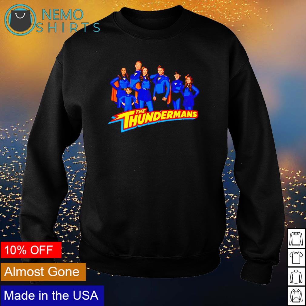 The thundermans family group shot logo - Adult & Kids T-Shirts, Sweatshirts & Hoodies apparel design preview 4