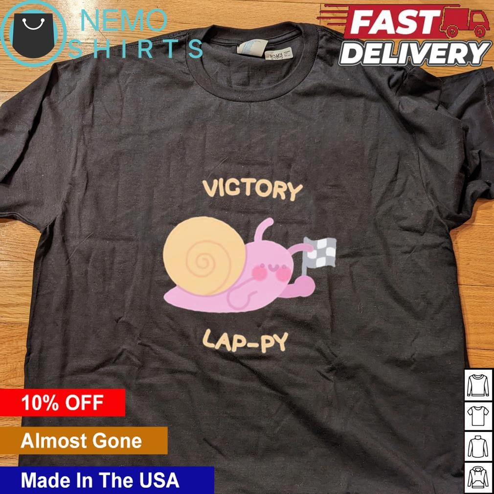 Victory lappy snail - Adult & Kids T-Shirts, Sweatshirts & Hoodies apparel design preview 4