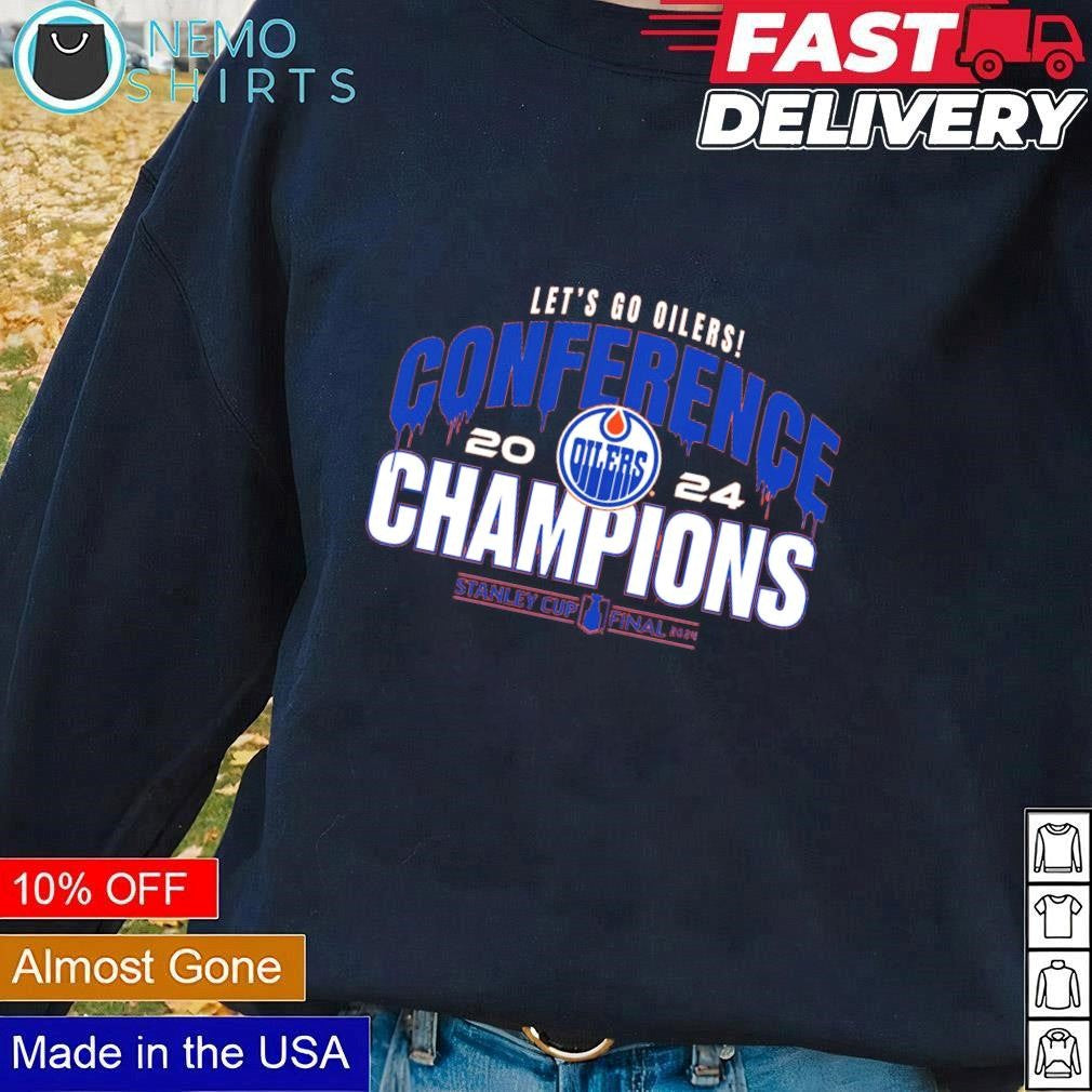 Edmonton Oilers let's go Conference champions - Adult & Kids T-Shirts, Sweatshirts & Hoodies apparel design preview 3